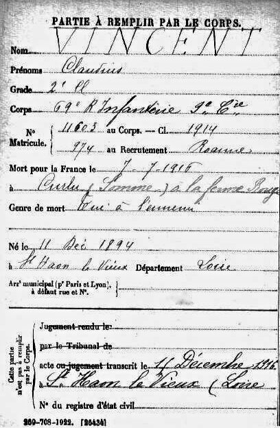 Vincent Claudius MPLF
