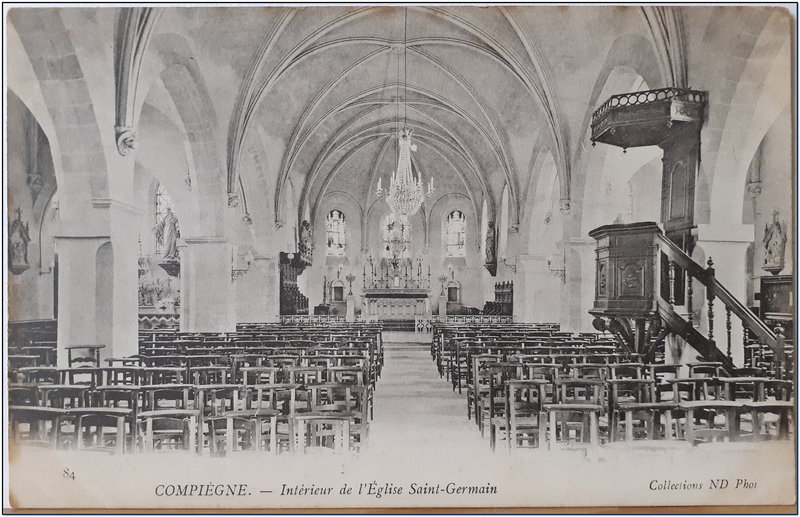 Compiègne - Eglise St Germain - intérieur