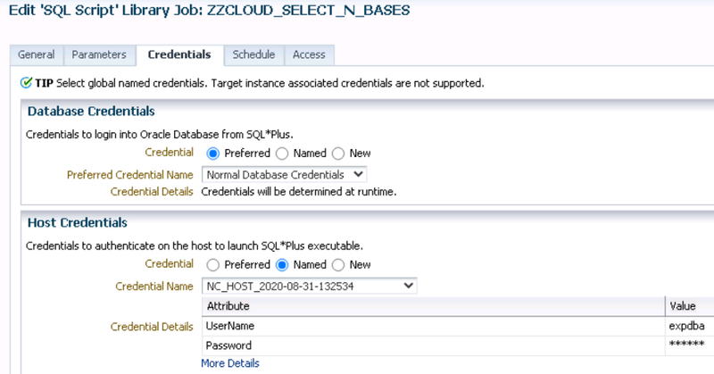 Canalblog DBA Oracle Cloud Control Select Via Un Job Avec Un Groupe De N Bases04