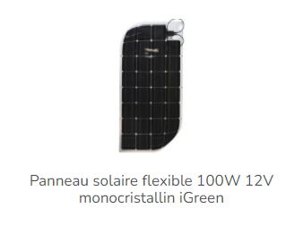Un panneau solaire de la marque iGreen
