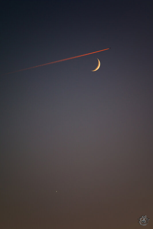 avion lune et venus