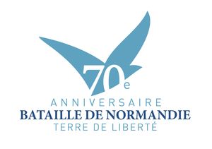 logo 70e 70 anniversaire débarquement libération bataille Normandie 1944 2014 Jour J