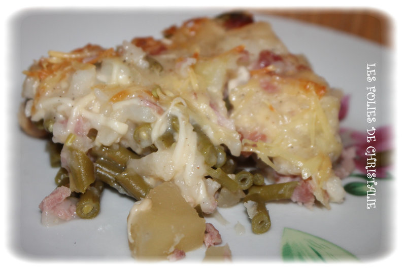 Gratin haricots 5