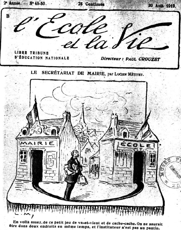 L'ecole et la vie0 1919-1
