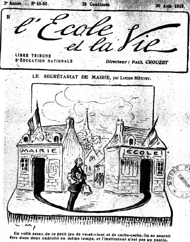 L'ecole et la vie0 1919-1