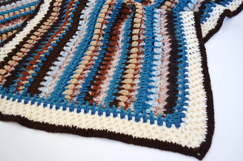 étole multicolore-crochet- La chouette bricole