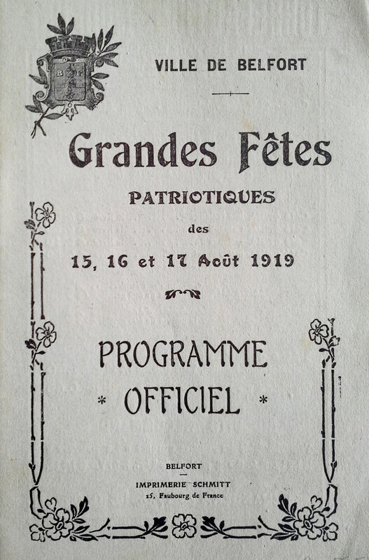 Programme Fêtes Patriotiqus AD90