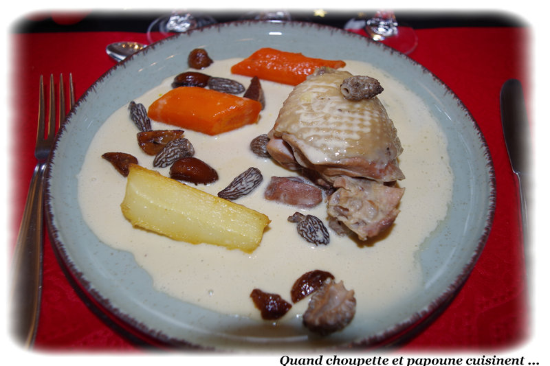 blanquette de chapon de Noël aux morilles-8606