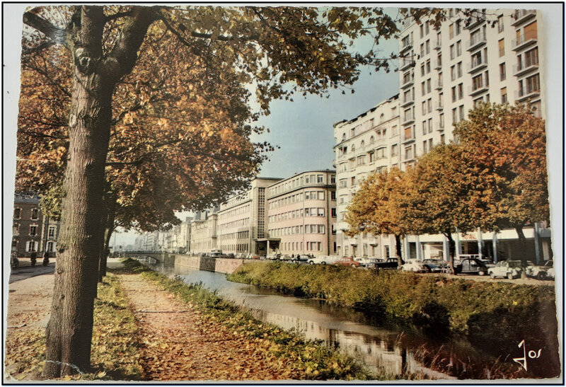 Rennes 2 - les bords de la Vilaine - datée 1967