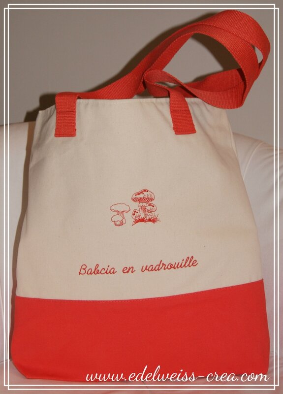 Grand sac corail zip - En vadrouille