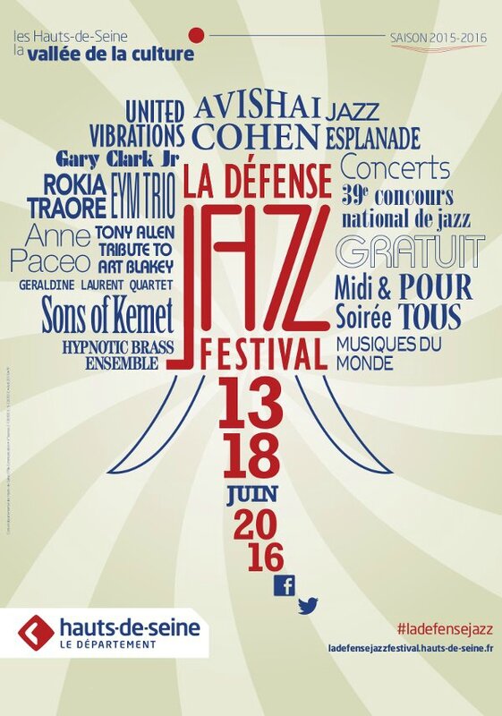 Jazz à La Défense 2016 visuel