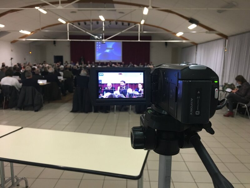 conseil communauté agglomération Mont-Saint-Michel Normandie Isigny-le-Buat 16-01-2017 camescope film vidéo