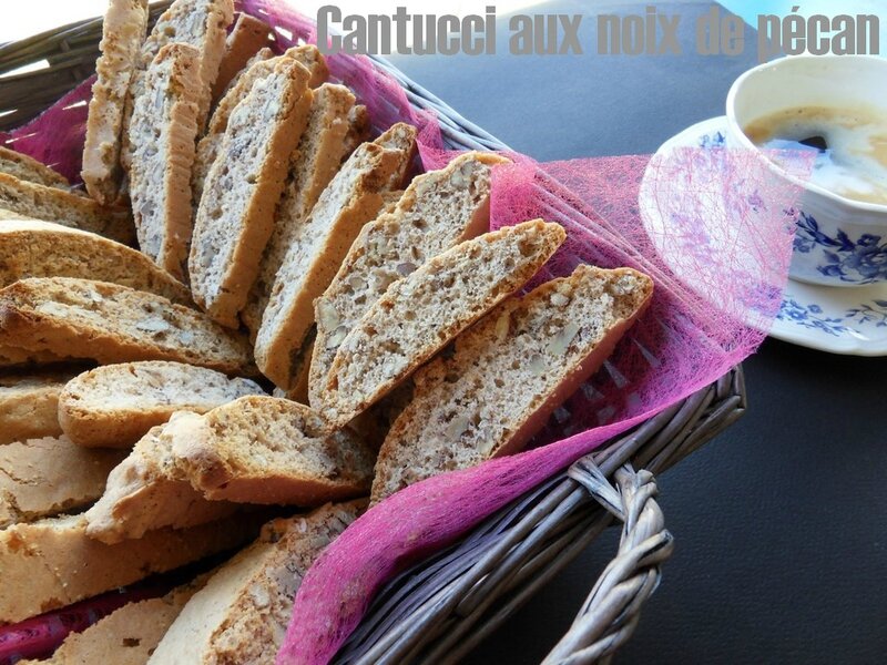 cantucci aux noix de pécan