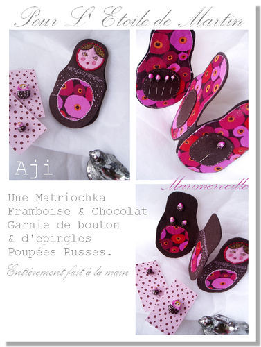 Matriochka en carnet couture