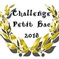 <b>Challenge</b> Petit Bac 2018
