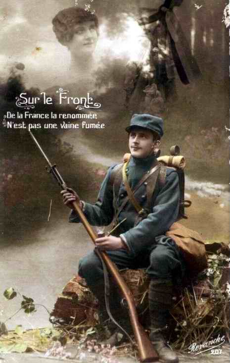Sur le front