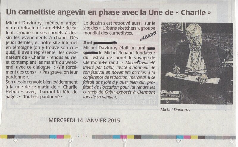 courrier de l' ouest 14 janvier