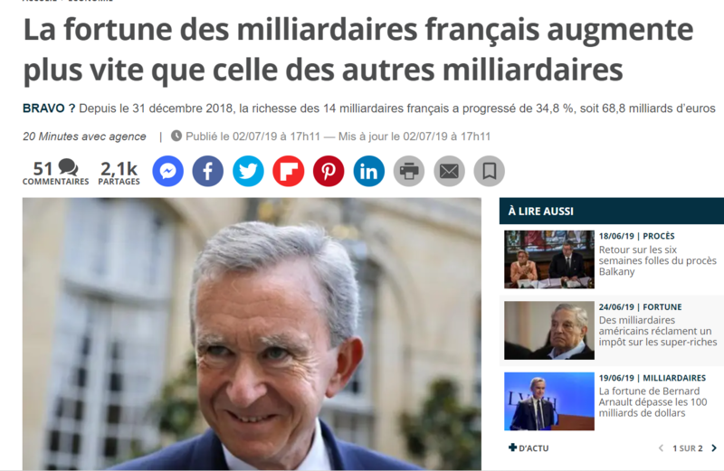 la fortune des milliardaires français