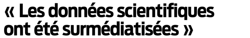 2020 05 03 SO Les données scientifiques ont été surmédiatisées