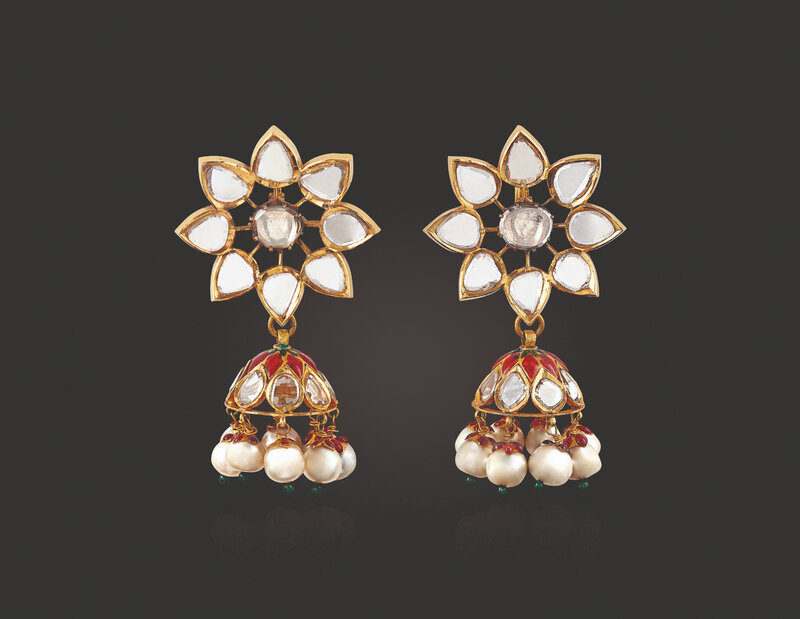 2019_NYR_17464_0008_000(a_pair_of_antique_diamond_pearl_and_enamel_karan-phul_earrings)