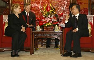 Hillary+Clinton+Visits+China