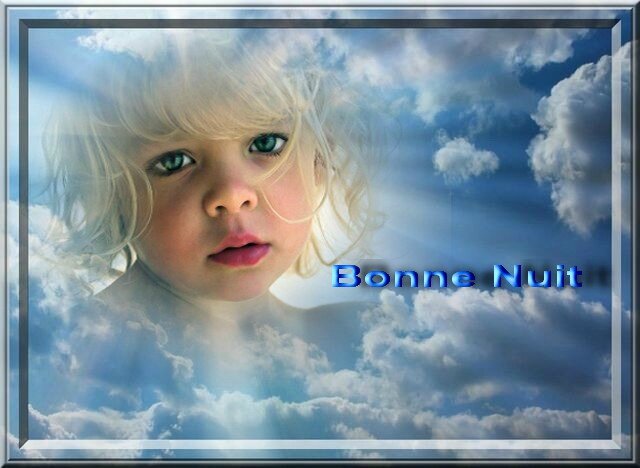 enfant et nuages bonne nuit