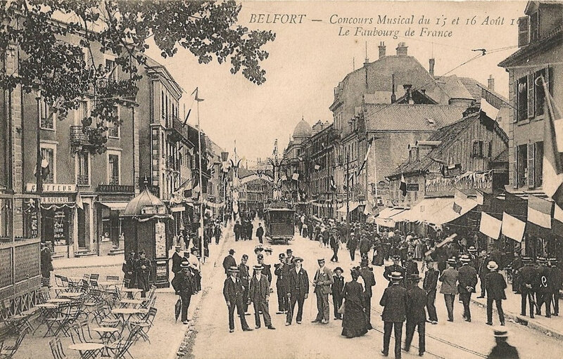 Belfort 1908 08 15 & 16 CPA n°9 Fbg France