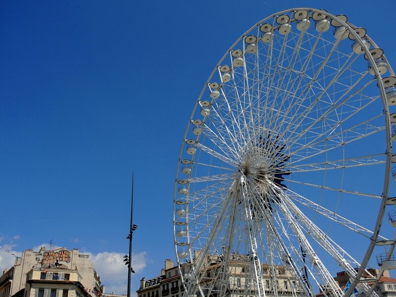 Marseille, le Vieux-Port, grande roue 3 (13)