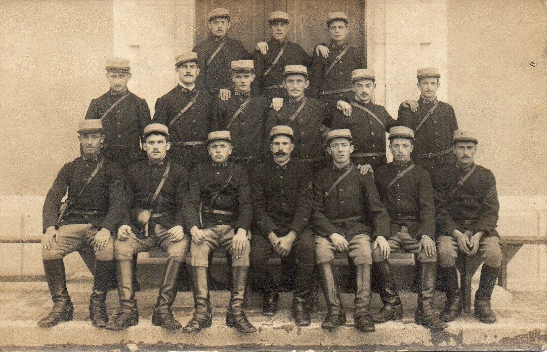 08 Caen, Quartier Claude Decaen, groupe 1917,43e RAC