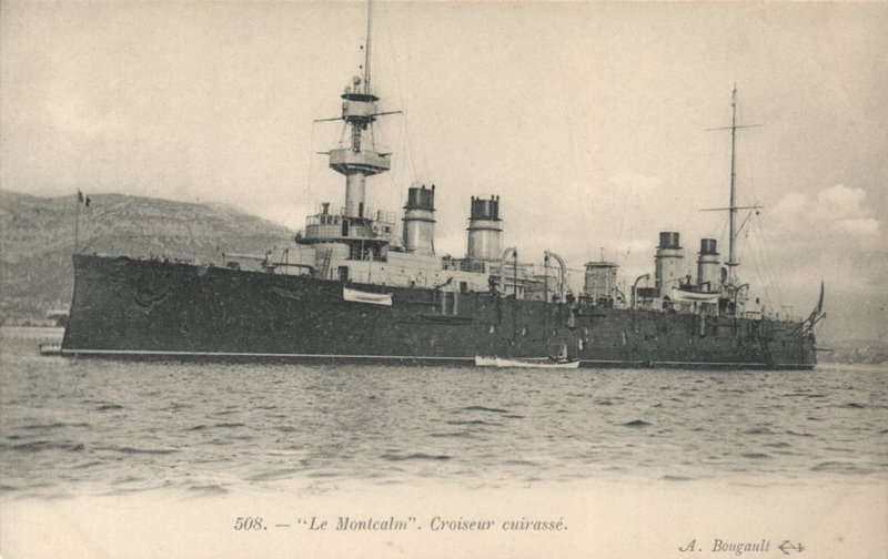 CPA Croiseur-cuirassé Montcalm