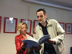 Estelle Rosenthal Frédéric Frémy Avranches exposition BD Auschwitz Lycée Littré 2013