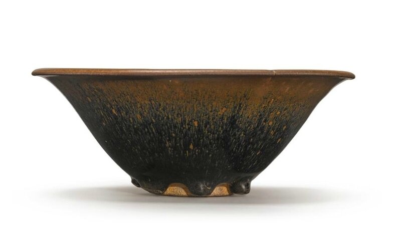 A large Jian 'hare's fur' tea bowl, Song-Jin dynasty (960-1234)