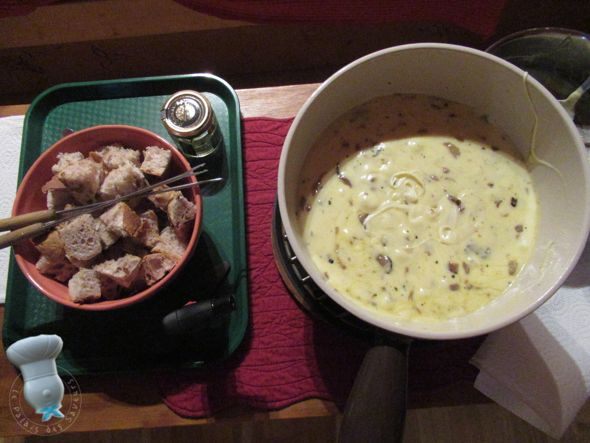 Fondue cèpes et truffes