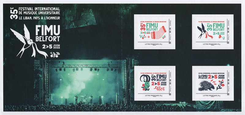 Bloc 4 timbres FIMU 2022 V