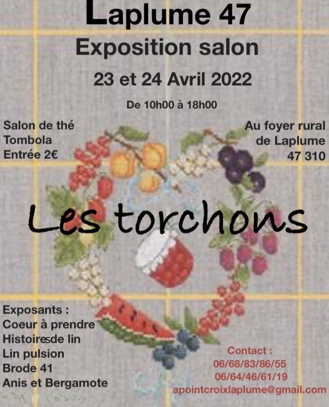 Laplume (47) les 23 et 24 avril 2022
