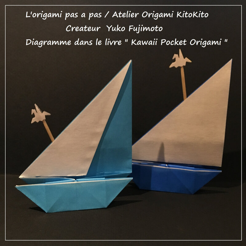 Atelier Origami KitoKito_Pochet- Yacht