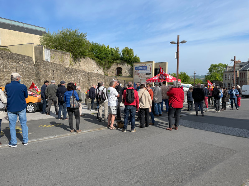 Avranches_1er mai 2022_fete du travail_rassemblement_manifestation_participants_mobilisation