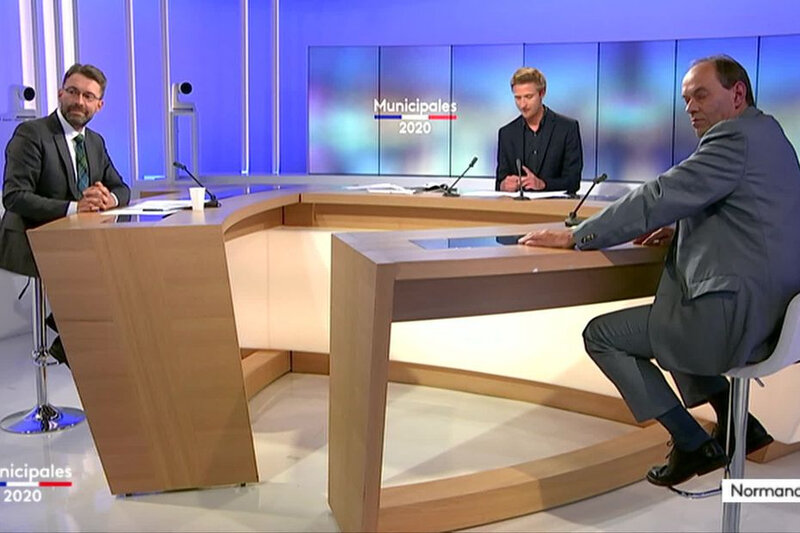 municipales_2020_Avranches_David Nicolas_second tour_débat_France 3_Normandie_Florent Turpin_mercredi 16 juin 2020