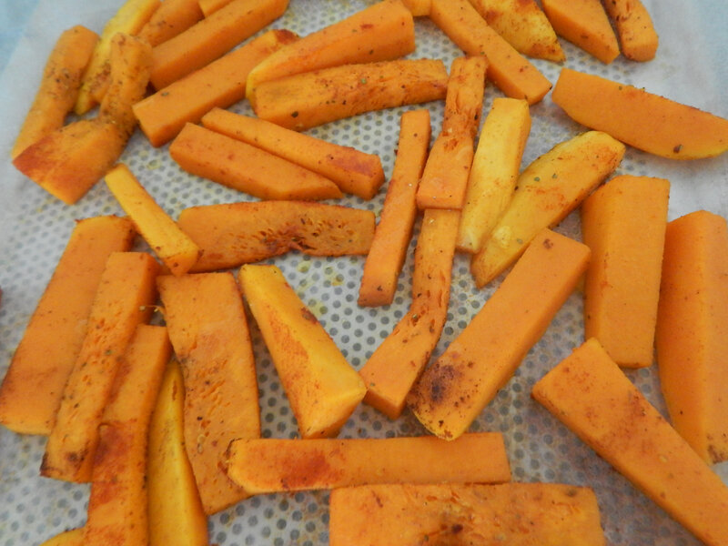 bâtonnets de carotte avant cuisson