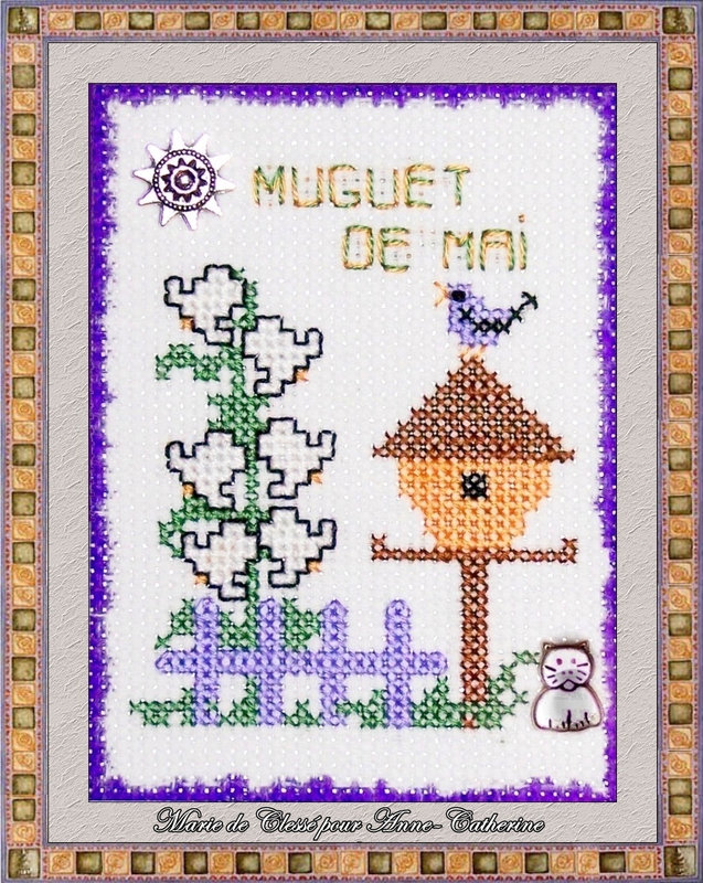 Échange ATC (Muguet) Mai 2021 Chez Corinne Marie de Clessé pour Anne-Catherine 1