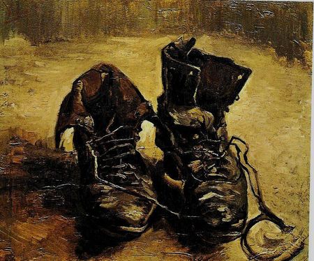 Les vieux souliers tableau van gogh