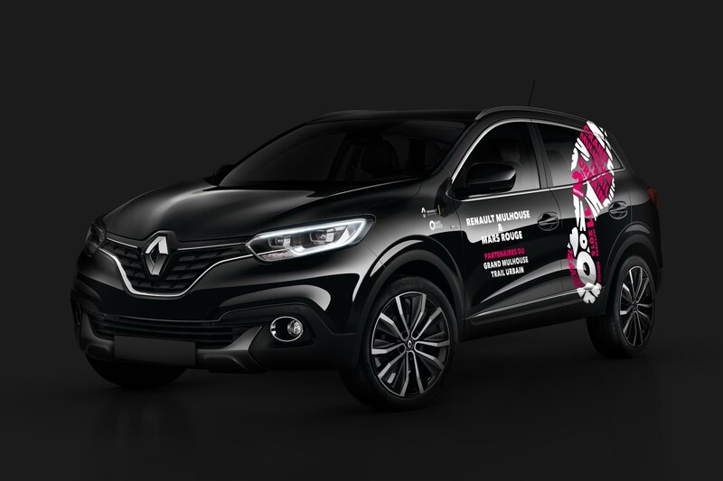 Renault Kadjar : un partenariat entre Renault Mulhouse et l’agence de communication Mars Rouge pour le Grand Mulhouse Trail Urbain