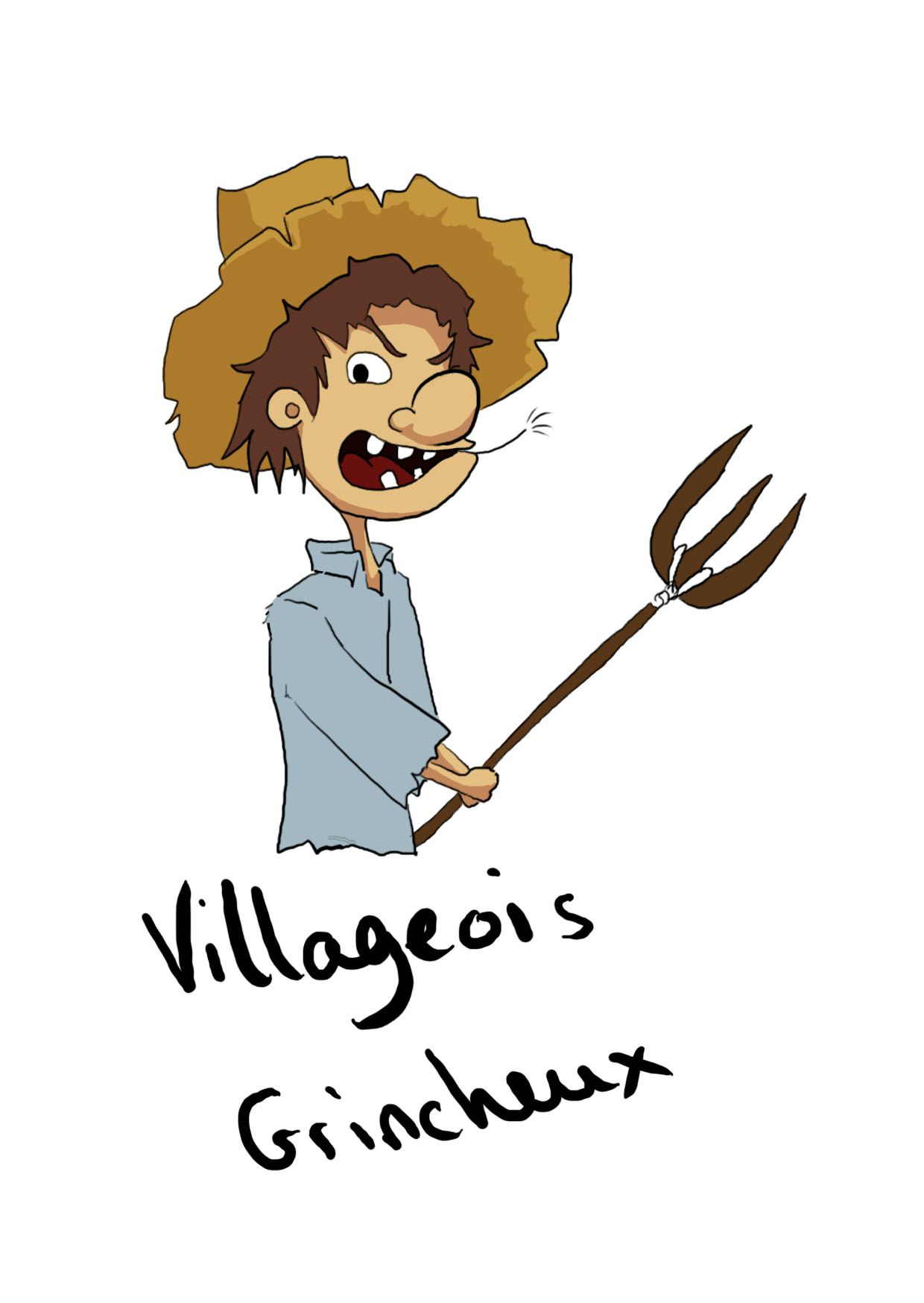 villageois grincheux - Photo de BD  dessin animé - Aurore no2 Illustrations