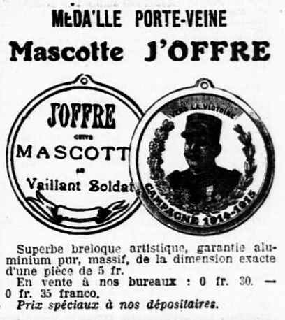 Médaille veine Joffre
