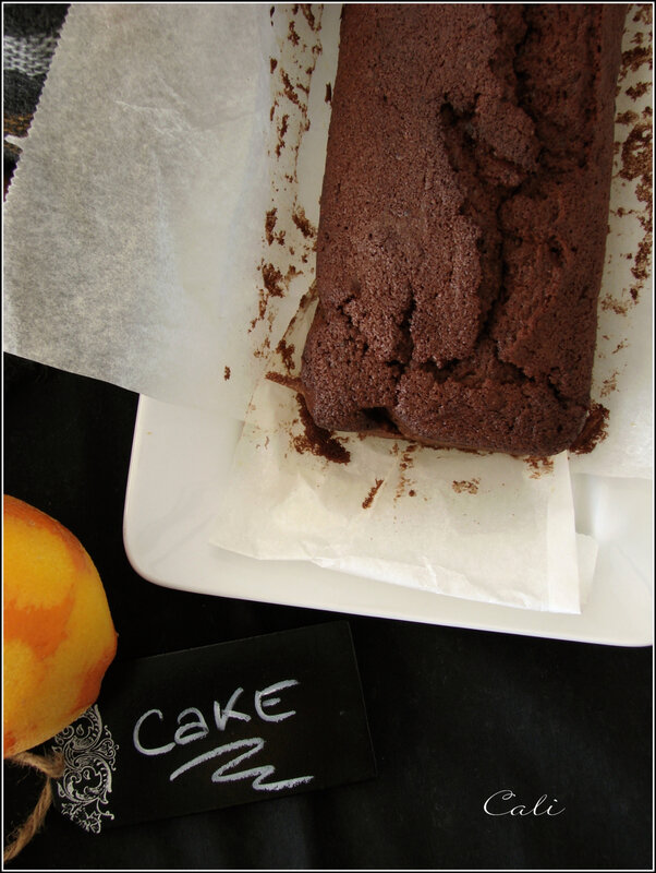 Cake au Chocolat et à l'Orange 001