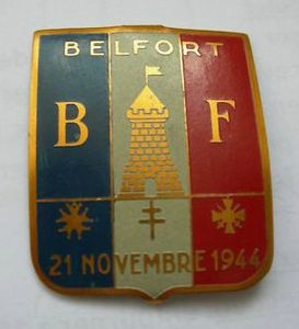1 Insigne Belfort 21 novembre 1944 R