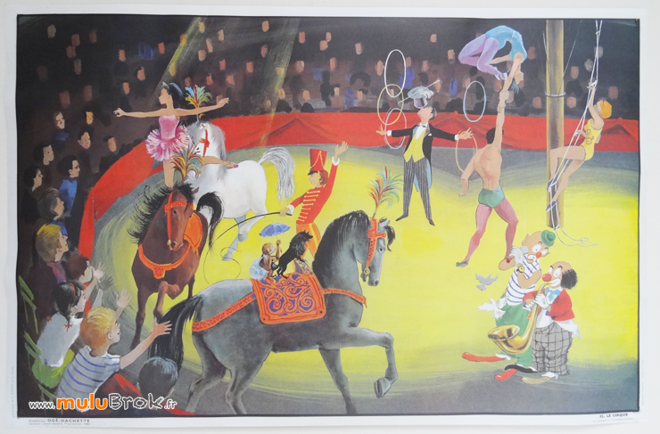 Affiche scolaire CIRQUE 2