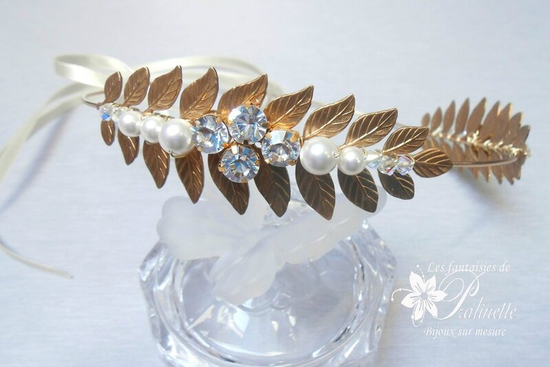 bijoux-mariage-couronne-headband-mariée-feuilles-cristal-deux-branches