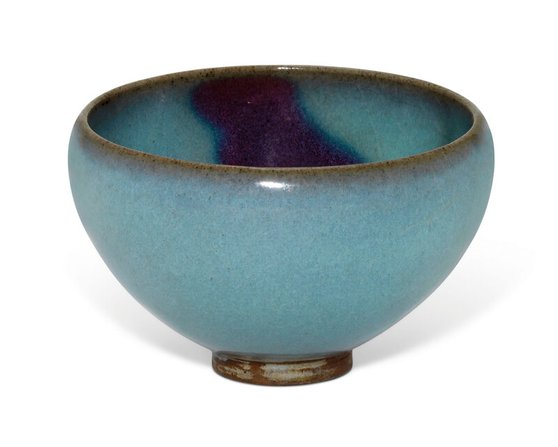 A purple-splashed Junyao 'bubble' bowl, Song dynasty (960-1279)