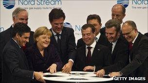 Nord Stream 1 signing ceremony 2011